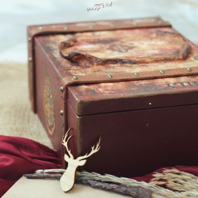 صندوق معتق بطابع هاري بوتر ⚡
