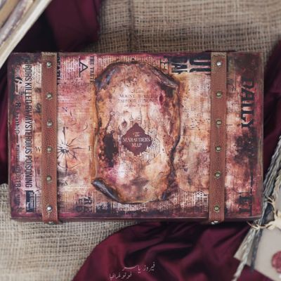 صندوق معتق بطابع هاري بوتر ⚡