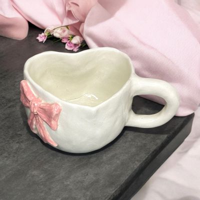 Handmade porcelain mug 