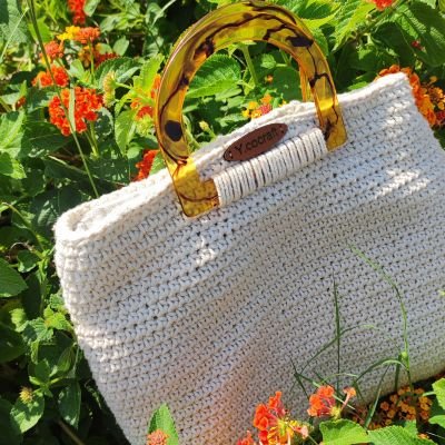 شنطه كروشيه عصريه 