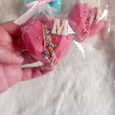 Three heart chocolate