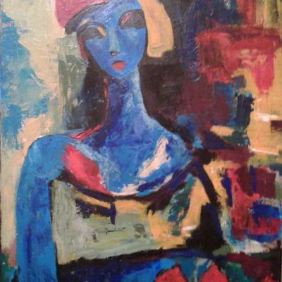 الفتاة الزرقاء