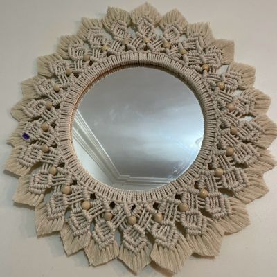 Macrame mirror
