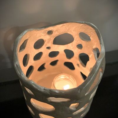 طقم حامل شمعة ومفاتيح