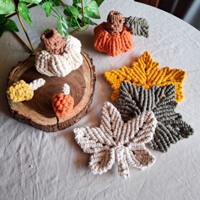 Macrame Autumn decor 