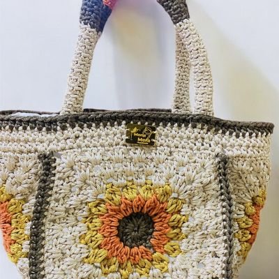sun flower granny bag