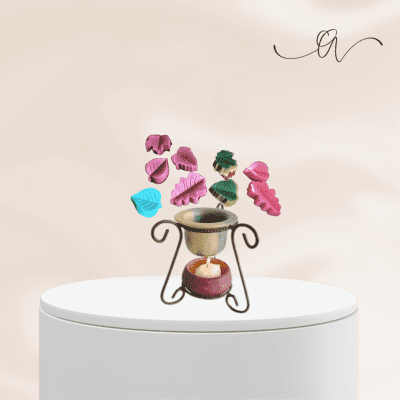 شموع ورق الشجر للفواحة (4 قطع)