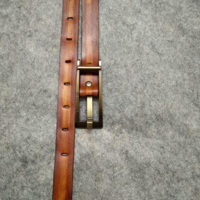 حزام درجتين بني *هفان جلد طبيعي