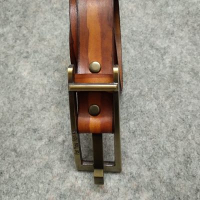 حزام درجتين بني *هفان جلد طبيعي