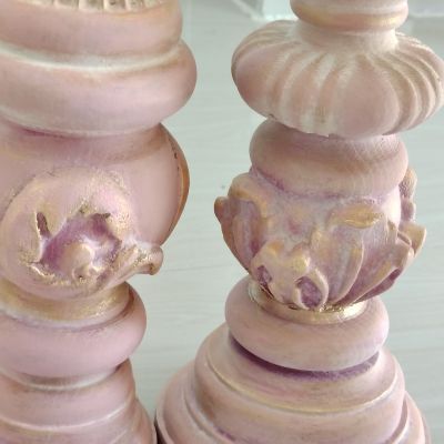  طقم   2شمعدان انتيك للارض