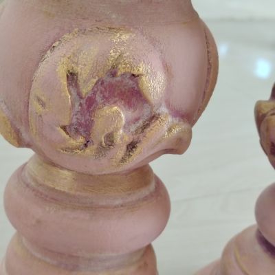  طقم   2شمعدان انتيك للارض