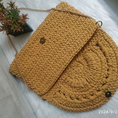 شنطه كروشيه