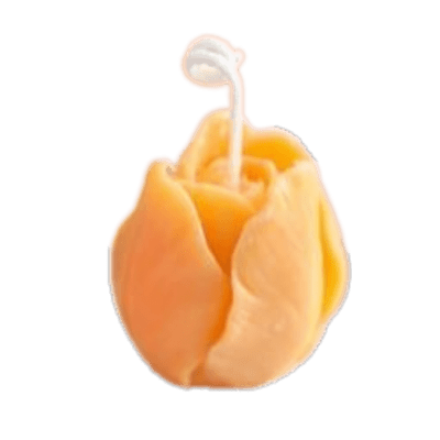 شمعة برعم الورد