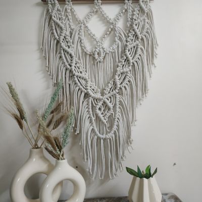 Amazing macrame mural