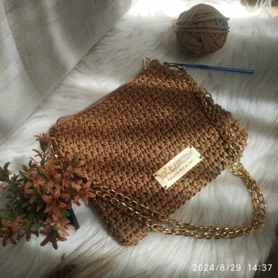 Stylish crochet women's Clutch 