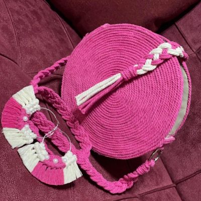 طقم شنطه وسليبر وحلق