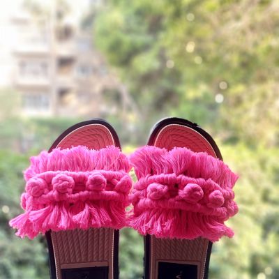 شبشب مكرمية