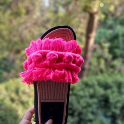 شبشب مكرمية