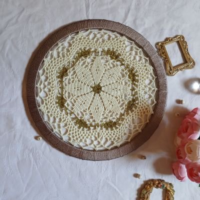 مجموعة تابلوهات بفن الكروشيه 