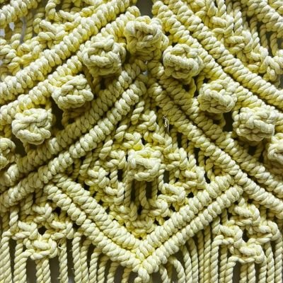 مكرمية شجرة الكريسماس 