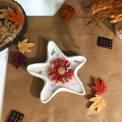 شمعه نجمه برائحه الليمون 