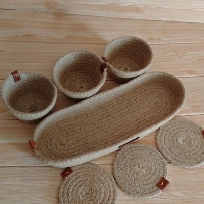 طقم الصينيه البيضاوى للتسالى 