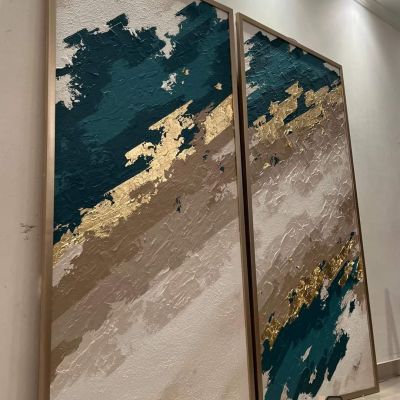 تابلوه هاند ميد رسم بارز علي كانفس مستورد  مقاس ١٨٠  *٨٠