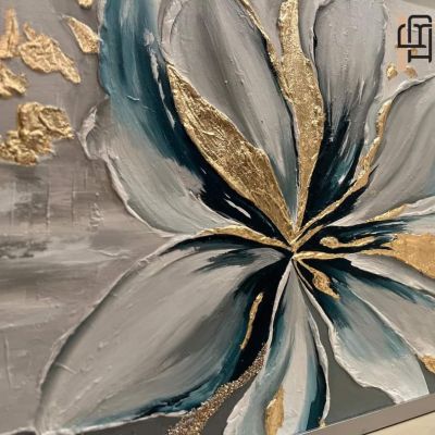 تابلوه هاند ميد رسم بارز علي كانفس مستورد  مقاس ١٢٠  *٧٠