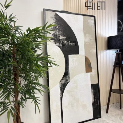 تابلوه هاند ميد رسم بارز علي كانفس مستورد مقاس ١٠٠*١٦٠