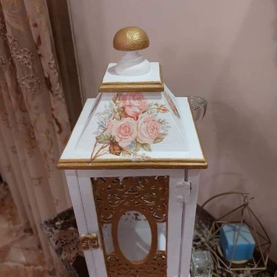 فانوس اركت خشب هاند ميد