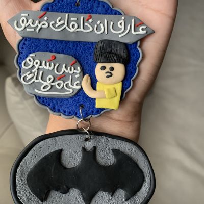 Polymer clay car hanger 