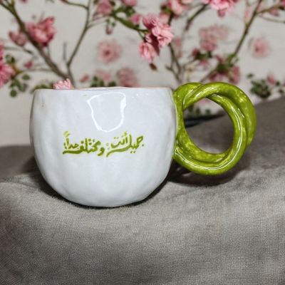 Handmade porcelain mug 