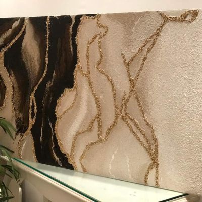 تابلوه هاند ميد رسم بارز علي كانفس مستورد مقاس ١٠٠*٧٠