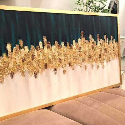 تابلوه هاند ميد رسم بارز علي كانفس مستورد مقاس ١٠٠*٧٠