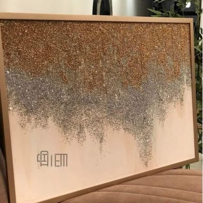 تابلوه هاند ميد رسم بارز علي كانفس مستورد  مقاس ١١٠*٨٠