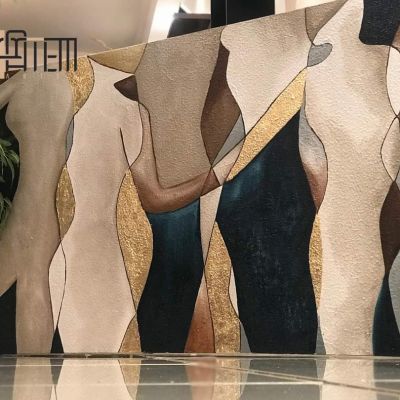 تابلوه هاند ميد رسم بارز علي كانفس مستورد _مقاس ١٢٠*٨٠