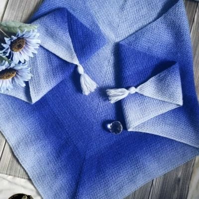 شال كروشيه مثلث