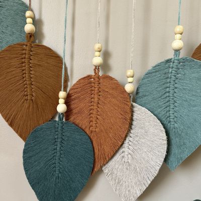 مكرمية ورق شجر الخريف 