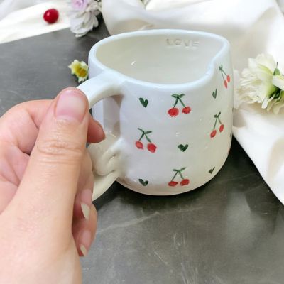 Handmade porcelain mug 