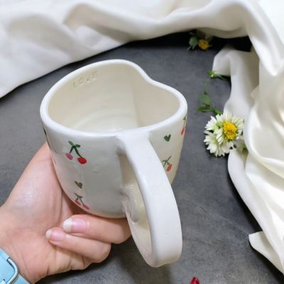 Handmade porcelain mug 