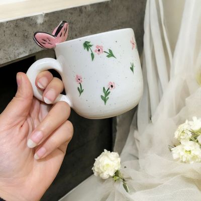 Handmade porcelain mug 