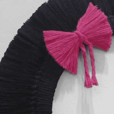 معلقة حائط مكرميه للديكور 