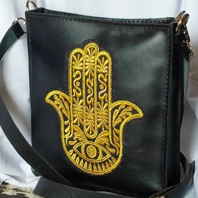 شنطة كروس جلد طبيعي 