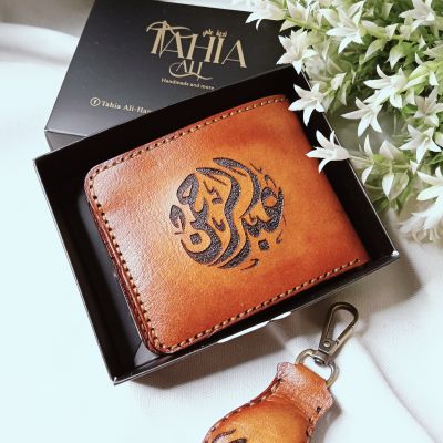 محفظة رجالي جلد طبيعي 