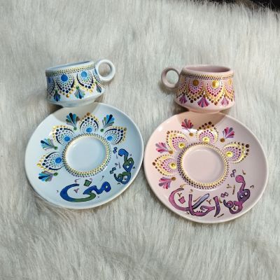 فنجان قهوه بالاسم ☕