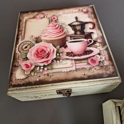 طقم بوكس شاى مع كوسترز