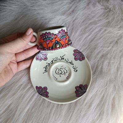 فنجان قهوه برسم ماندالا ☕