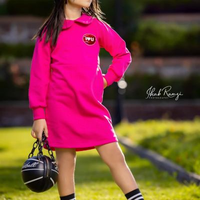 فستان ميلتون بينك ترتر قلاب