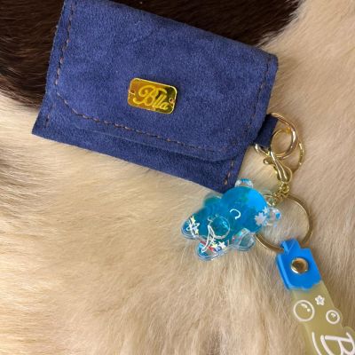 Keychain card holder