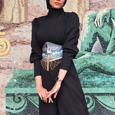 كورسيه جلد طبيعي مصري قديم 